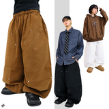 リアルワイドダブルニーポケットパンツ
