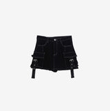 Arucco Belt Cotton Skirt