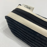 Clam ラウンドペンケース _ コーデュロイミッドナイト