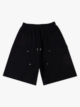 Double knee carpenter sweat half pants 2C