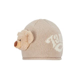 13DE MARZO Doozoo 3D Bear Beanie Almond