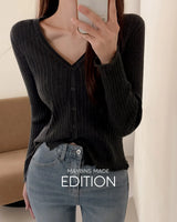 MADE. Erby V-neck knit cardigan