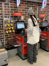 ビノチェックベンディングウエストパンツ