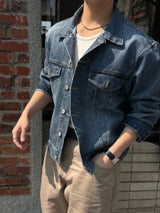 Ain denim trucker jacket
