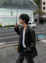 ロークラシックレザーブレザージャケット