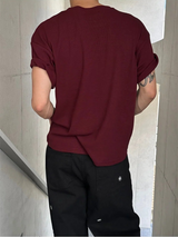[S/S]ワッフルレギュラークロップTシャツ(5color)