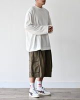 GRM ルーズフィットオーバーサイズロングスリーブTシャツ