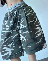SHORT MILITARY WASHING BALLOON BERMUDA 🖤🩶💚🍪2COLOR