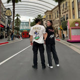 PEANUT STAIN - トーラス ゾディアック ブラック オーバーサイズド Tシャツ