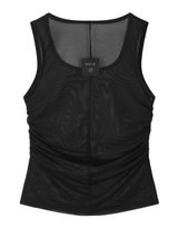 [mnem] Mesh Layered Tank (black)