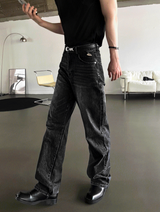 ディープフィールワイドデニムパンツ