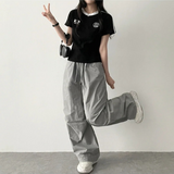 Motz color scheme two-line track line short sleeve tee