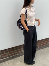polka dot shoulder bag (2color)