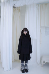 Bonju double half hood coat (2color)