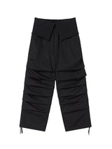 TUCK PANTS BLACK