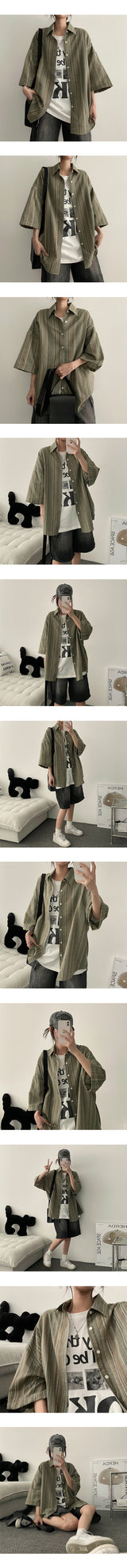 Selle Ethnic Boxy Short-Sleeved Shirt