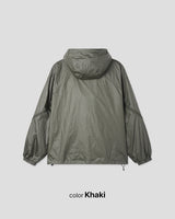Wave Zipper Hood Windbreaker