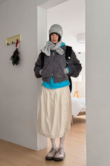 PLUSH HIGH-NECK JUMPER