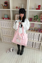 [BITTE DOSAN X SHAKIRI] PINK DOOR REVERSIBLE BAG (PINK)