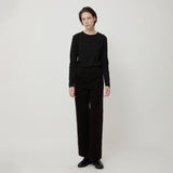 WOMAN クラシックコーデュロイパンツ DEEP BROWN