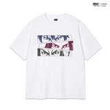 カットフレーム Tシャツ［ホワイト］