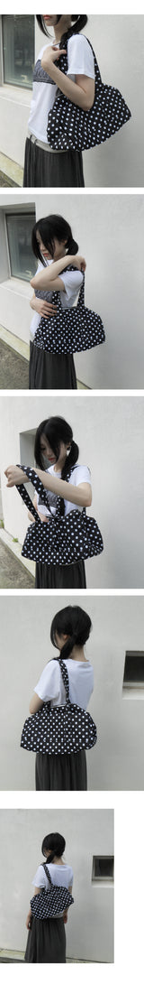 polka dot bag