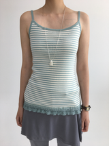 Som Striped Lace Sleeveless (4color)