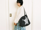Twister Star Tote Bag - Dot Black