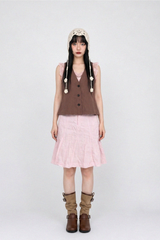 BLUSH PETAL SKIRT IN PINK