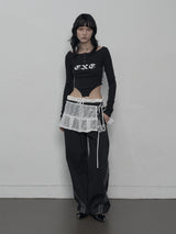 33 STAR LINE PANTS BLACK