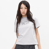  WH Check Patch Tee - Grey