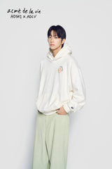 24FW HOSHI X ADLV タイガースケッチ フーディ クリーム