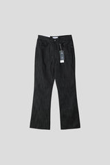 ASCLO Non Fade Slab Flare Denim Pants (2color)