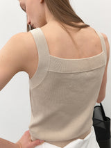 (Z-T-6883)ESSENTIAL SLEEVELESS KNIT