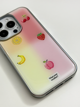 fruit positioning map epoxy silver case