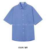 Cool Basic Semi-Over Short Sleeve Shirt