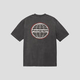 サークルロゴダメージロゴTシャツ