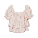 TIERED PUFF BLOUSE