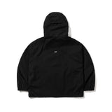 ソフトピーチフーディドジャケット ブラック