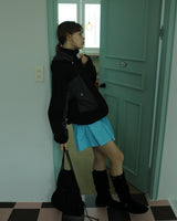 Two string windbreak / black