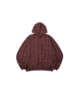MST. Check Hood Shirt _ Solid Pink