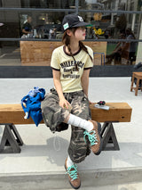 camo bermuda cargo pants 