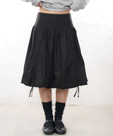 SHIRRING BALLOON SKIRT