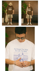 DAKYAM 2025S/S マイルドライフワイルドドリームプリントTシャツ