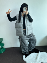 Bカシックフィットパディングベスト💚🩶🖤🤍🤎6カラー