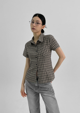 [MADE] Bauren Check Short Sleeve Shirt
