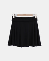 Roain Folding Flare Mini Skirt