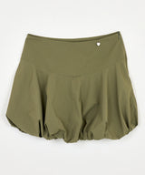 BALLOON MINI SKIRT KHAKI