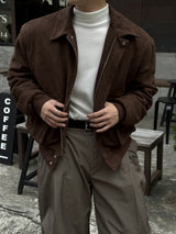 Mute suede cropped jacket