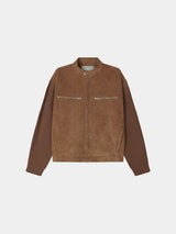 Owen knitwear suede jacket